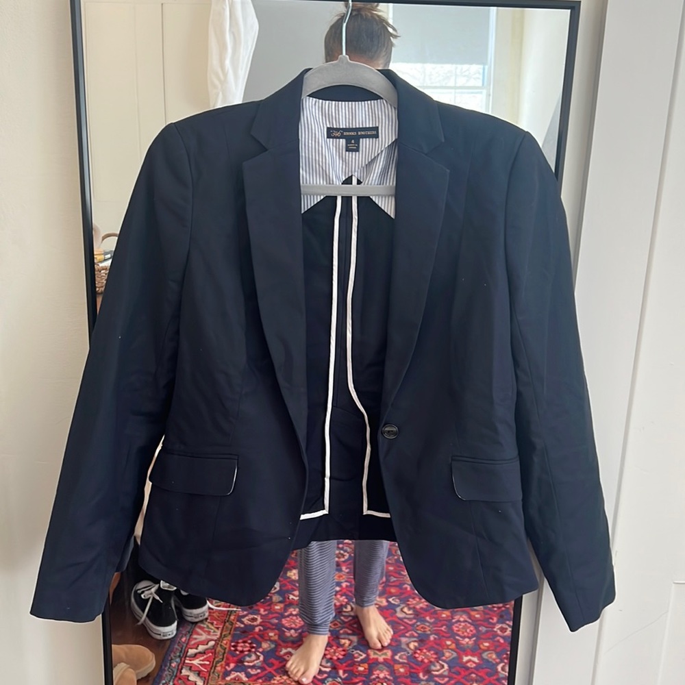 Brooks Brothers fitted blazer - navy